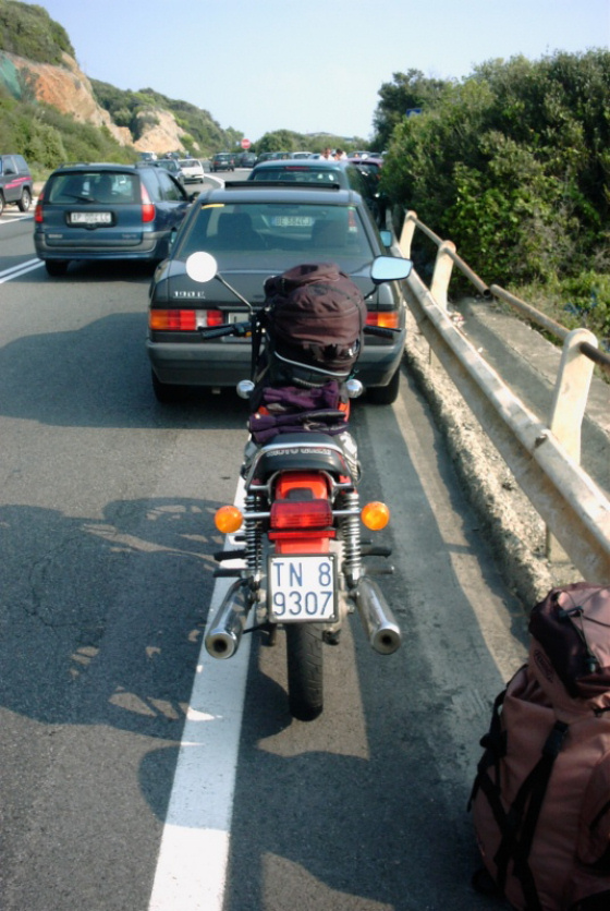 Sosta lungo la costa tirrenica